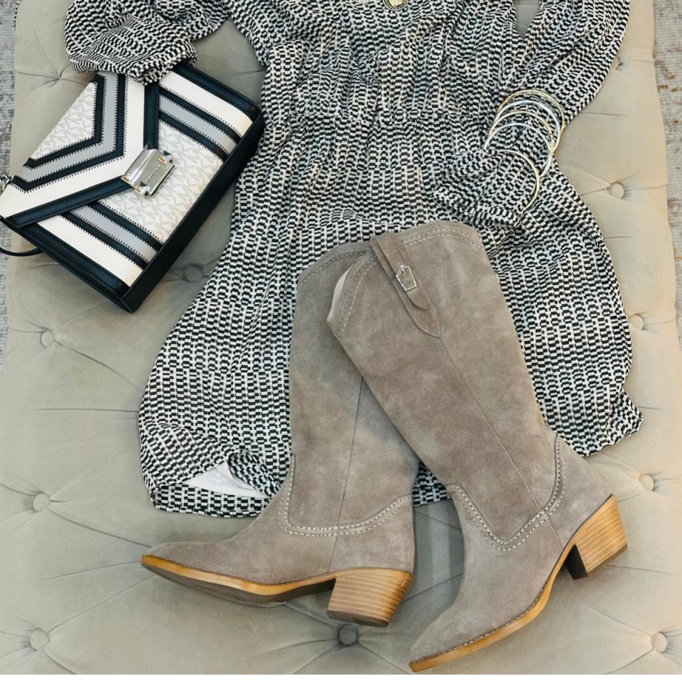 Jessy %100 Süet Deri Çizme