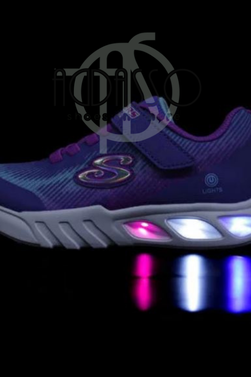 Skechers Flicker Flash - Light Takeover Işıklı Kız çocuk spor Ayakkabı Mor