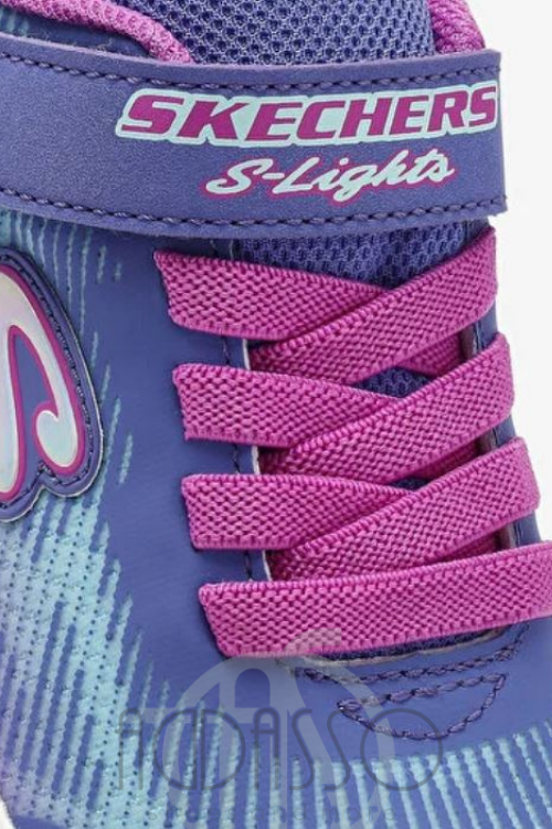 Skechers Flicker Flash - Light Takeover Işıklı Kız çocuk spor Ayakkabı Mor