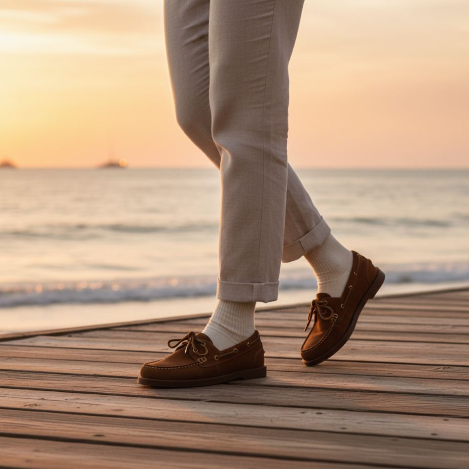 Reina %100 Hakiki Deri Süet Loafer