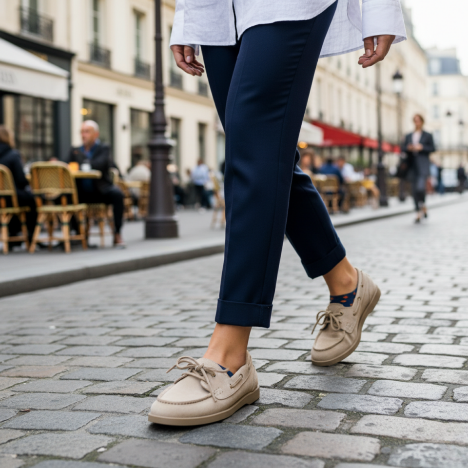 Reina %100 Hakiki Deri Süet Loafer