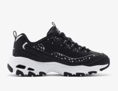 Skechers D-Lite-Wildcats Kadın Spor Ayakkabı Siyah