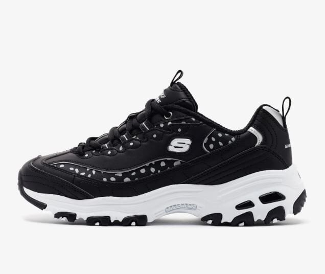 Skechers D-Lite-Wildcats Kadın Spor Ayakkabı Siyah