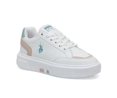 U.S. Polo Assn. Siber 3PR Kadın Spor Ayakkabı Beyaz