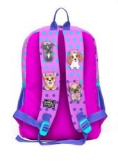 CORAL HIGH Kids Pembe Köpek Desenli Okul Sırt Çantası  Pempe