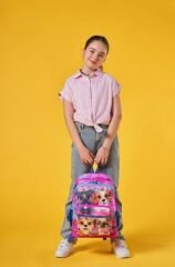 CORAL HIGH Kids Pembe Köpek Desenli Okul Sırt Çantası  Pempe