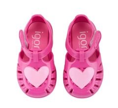 Igor Cırtlı Sandalet Tobby Gloss Love Unisex Çocuk Sandalet