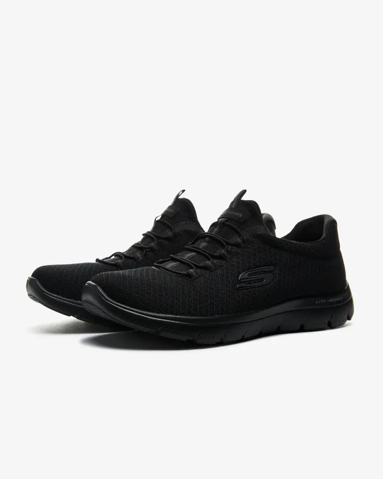 Skechers Summits 12980TK BKRG/BBKKadın Siyah Spor Ayakkabı