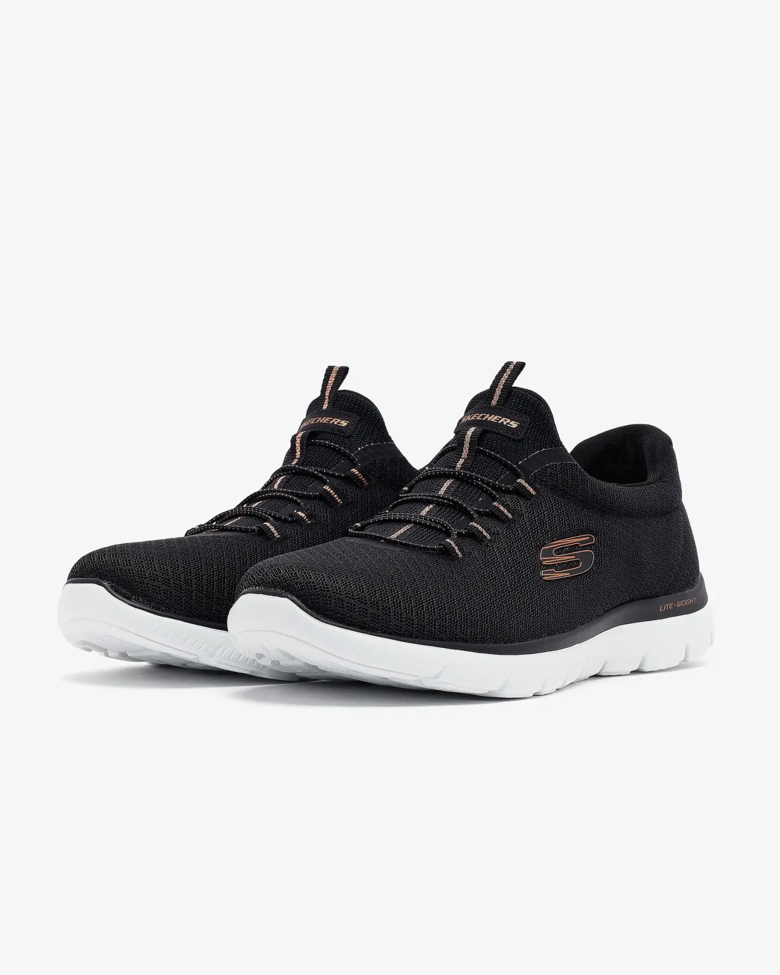 Skechers Summits 12980TK BKRG/BBKKadın Siyah Spor Ayakkabı