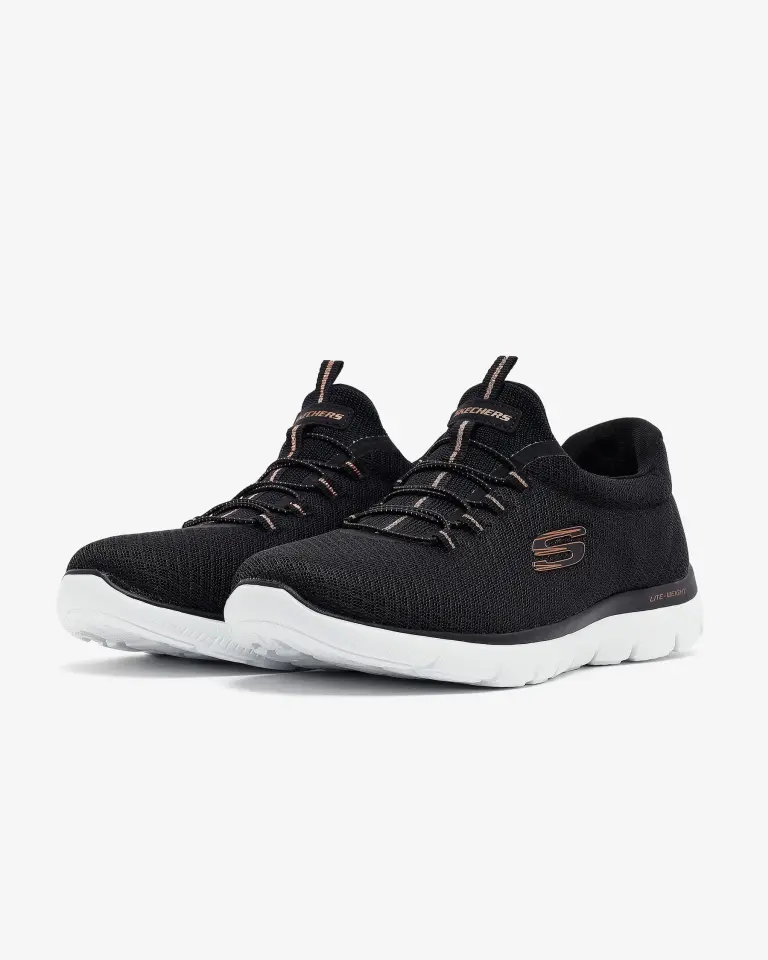 Skechers Summits 12980TK BKRG/BBKKadın Siyah Spor Ayakkabı