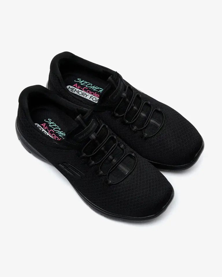 Skechers Summits 12980TK BKRG/BBKKadın Siyah Spor Ayakkabı