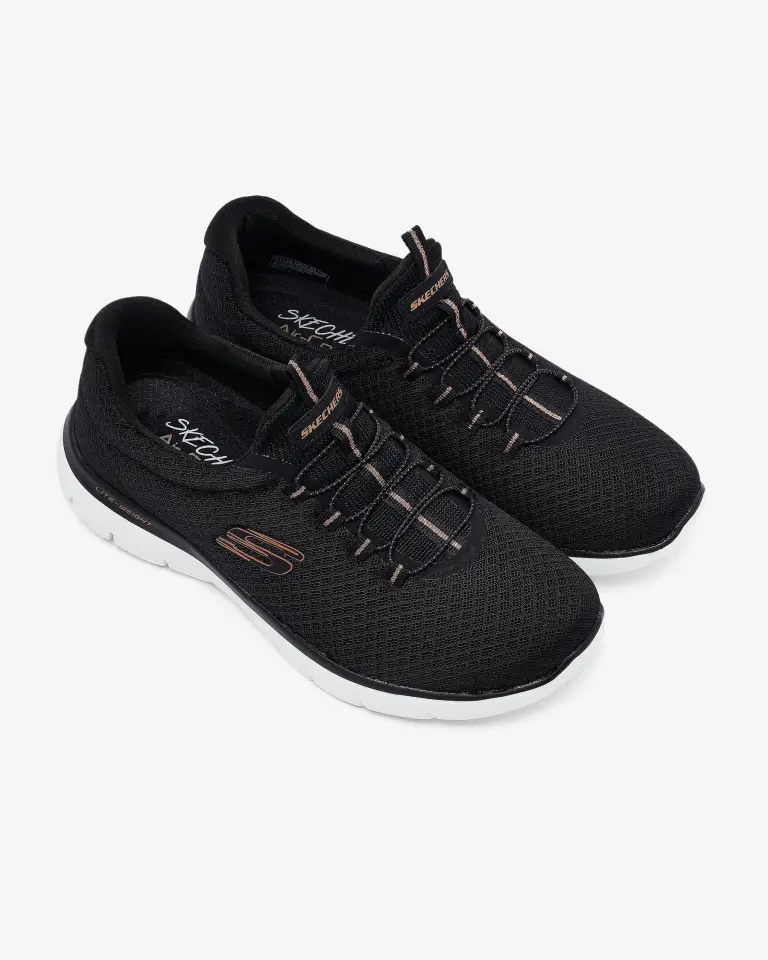 Skechers Summits 12980TK BKRG/BBKKadın Siyah Spor Ayakkabı