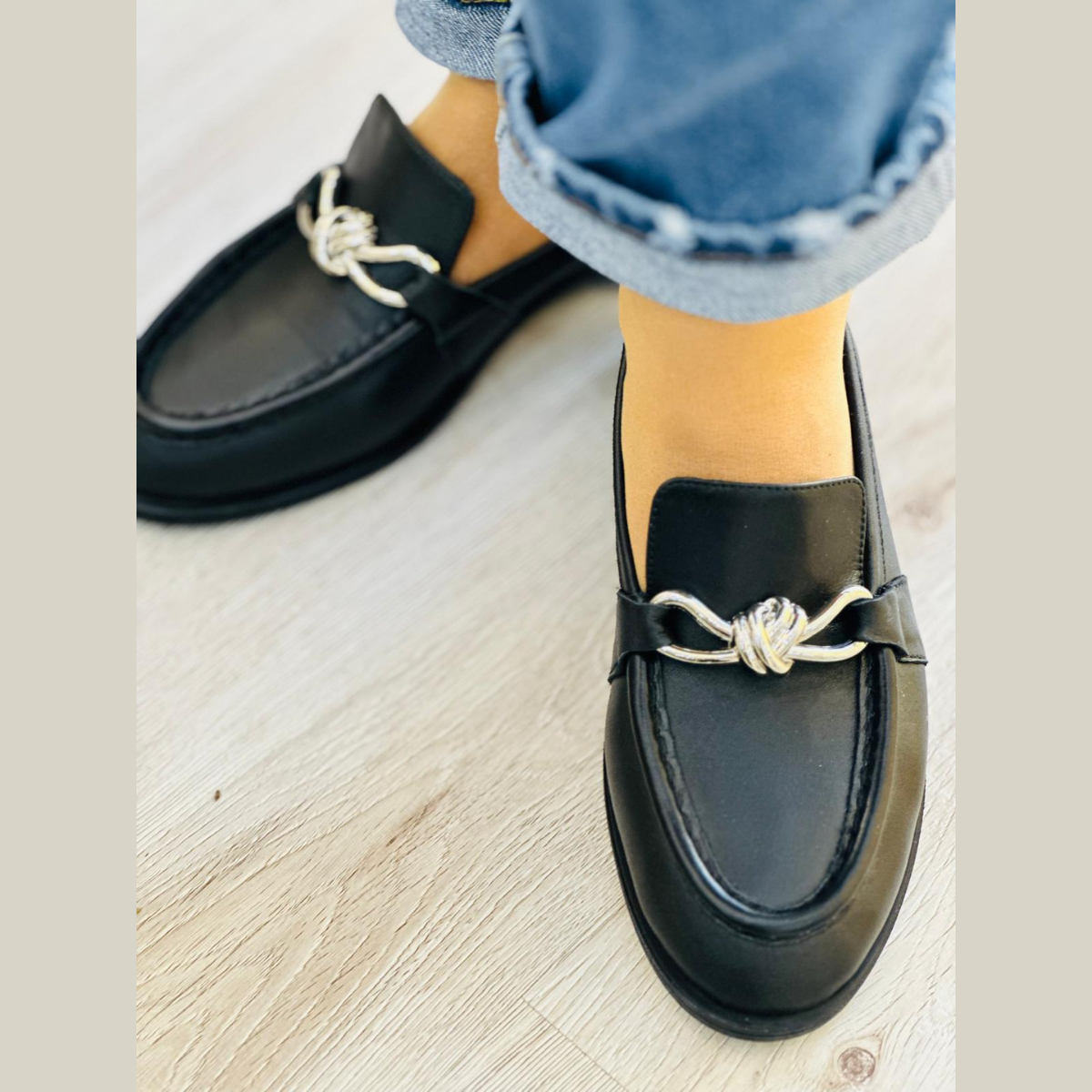 Lizy Loafer %100 Deri Siyah - 37