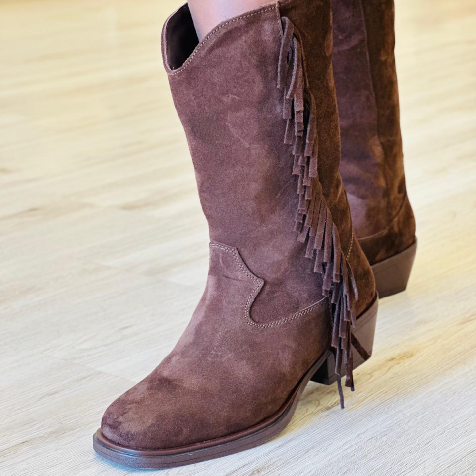 Prety %100 Hakiki Deri Süet Bot