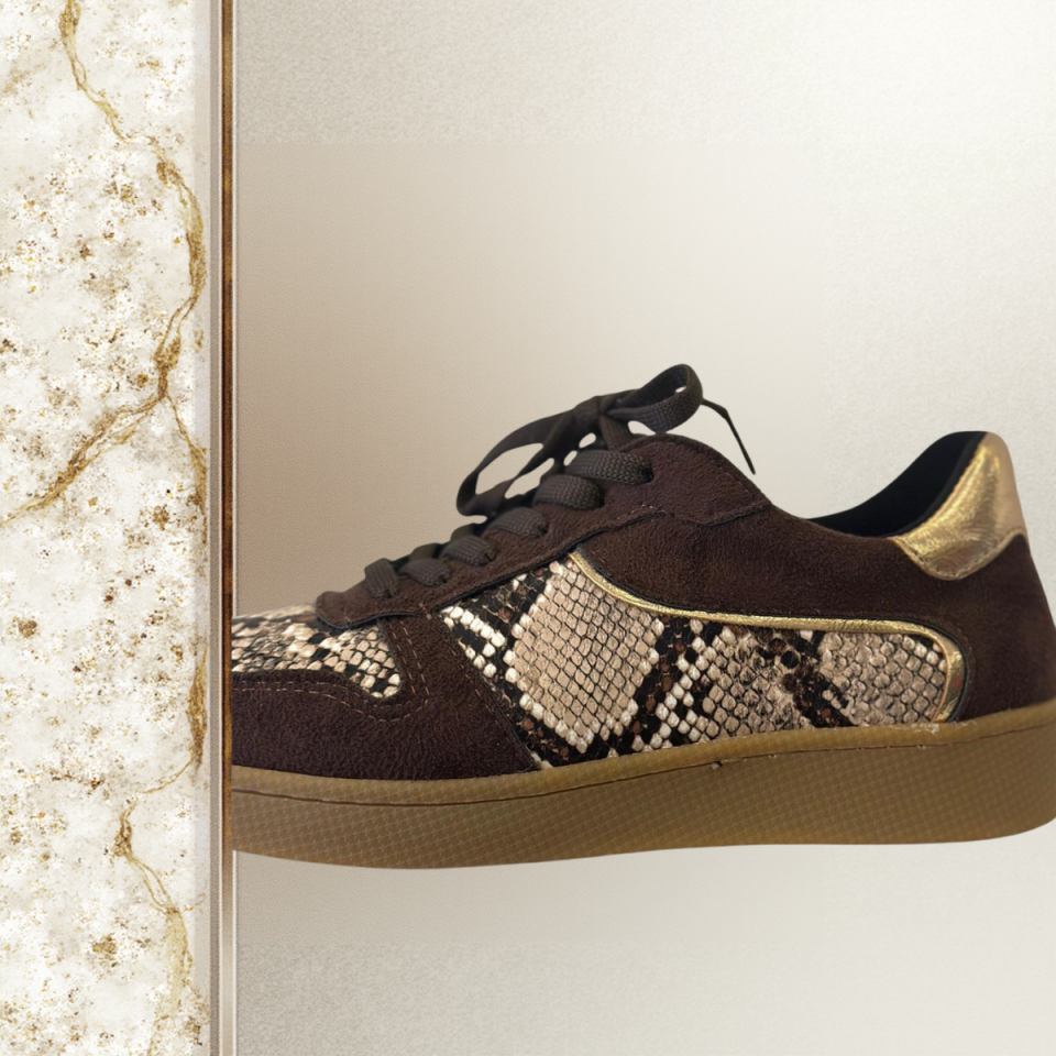 Leo Sneakers Acı Kahve - 37