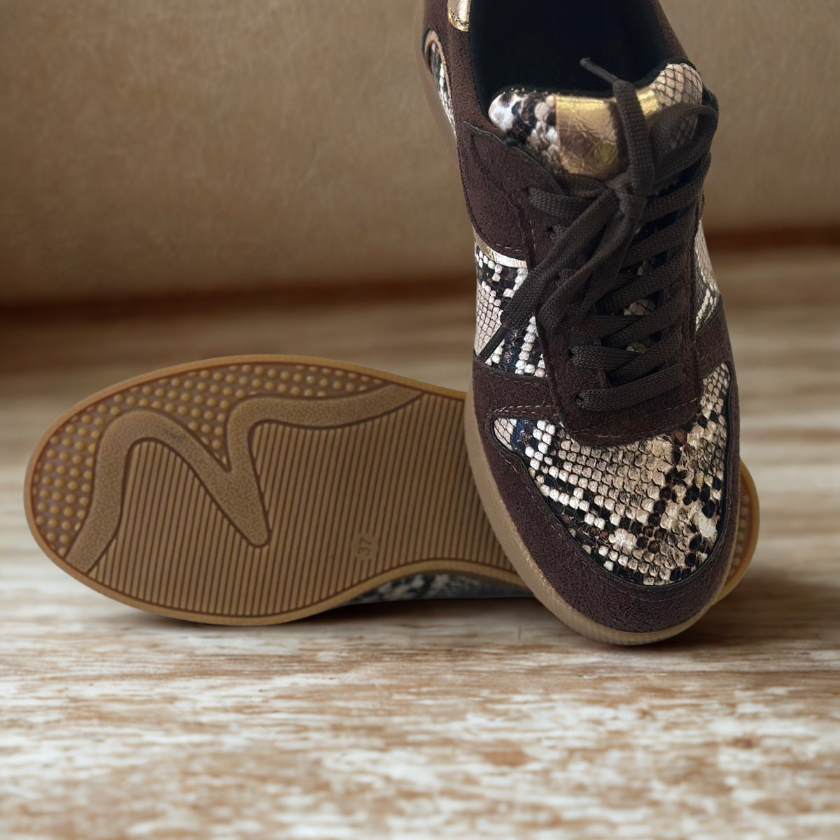 Leo Sneakers Acı Kahve - 37