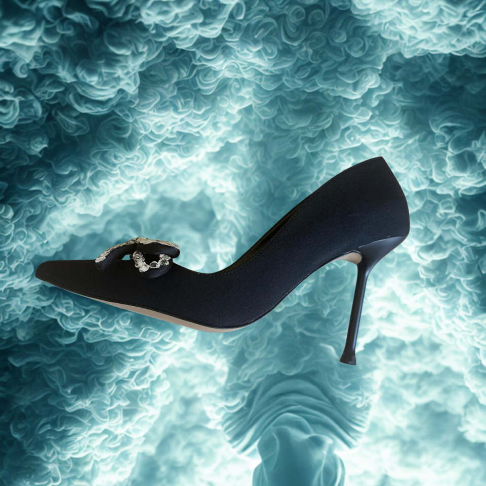 Flora Stiletto Siyah - 40
