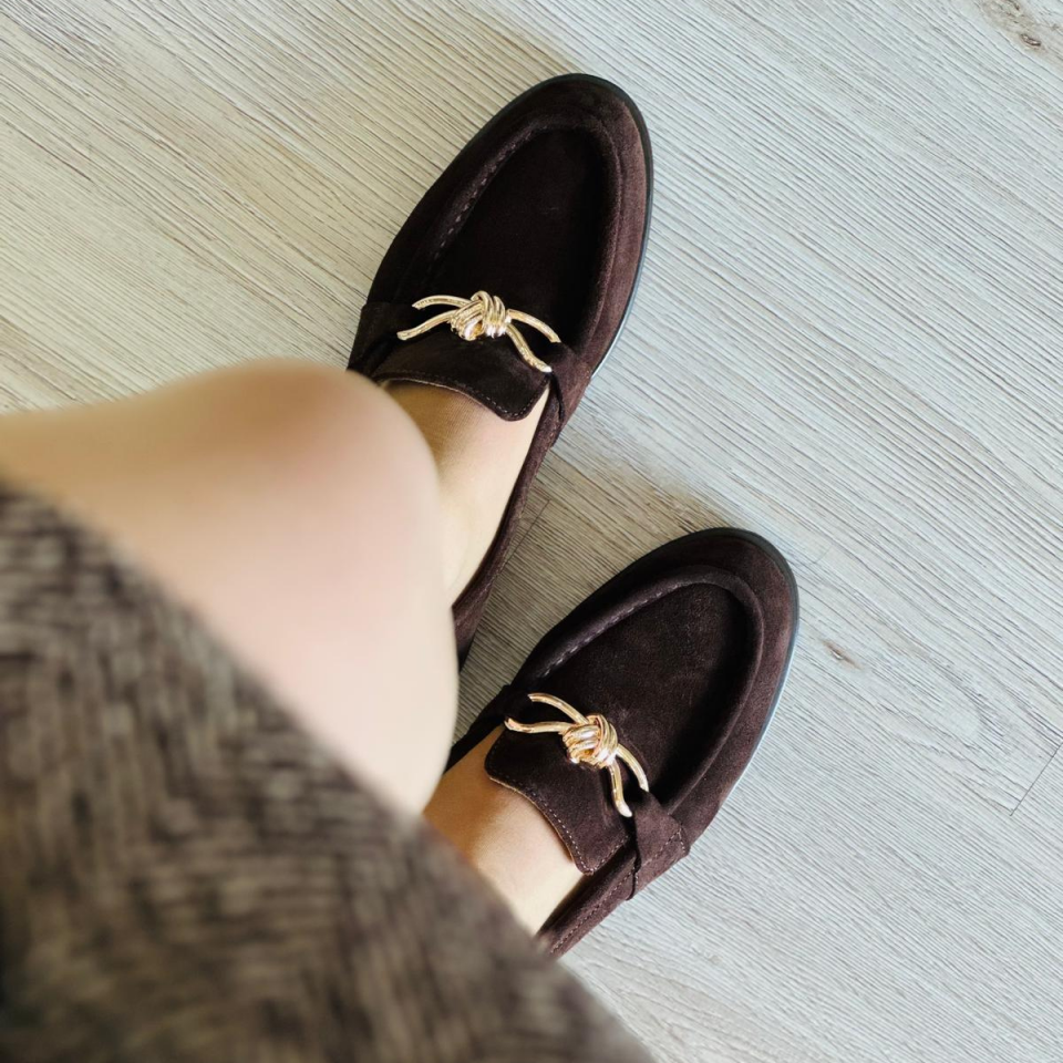 Lizy Loafer %100 Deri Acı Kahve - 40