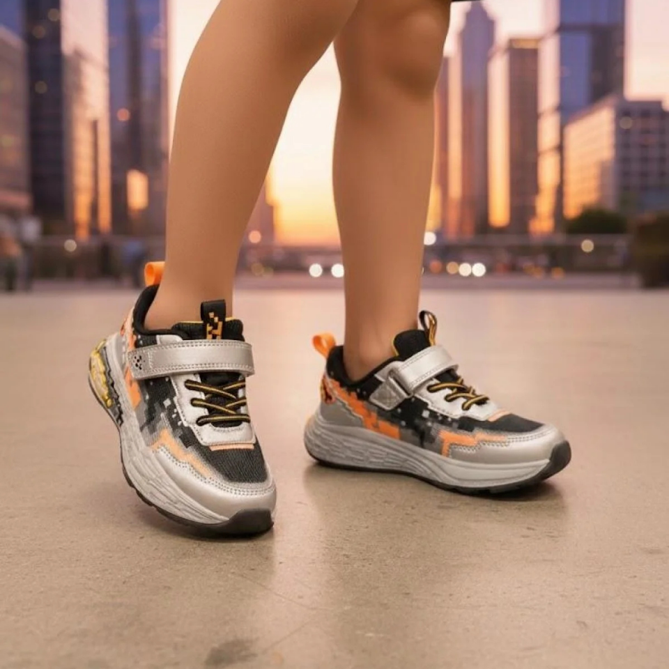 Pepino 2216 Anatomik Rahat Desenli Çocuk Spor Ayakkabı
