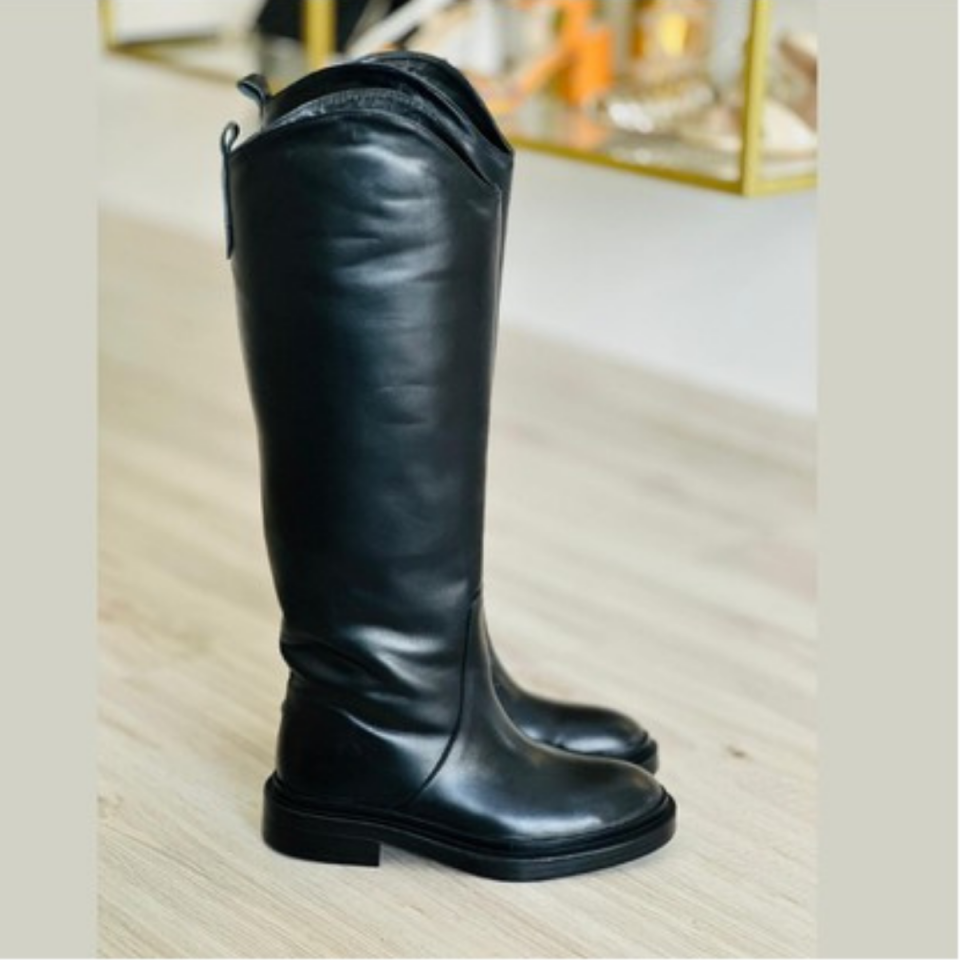 Rebecca %100 Hakiki Dana Derisi Çizme