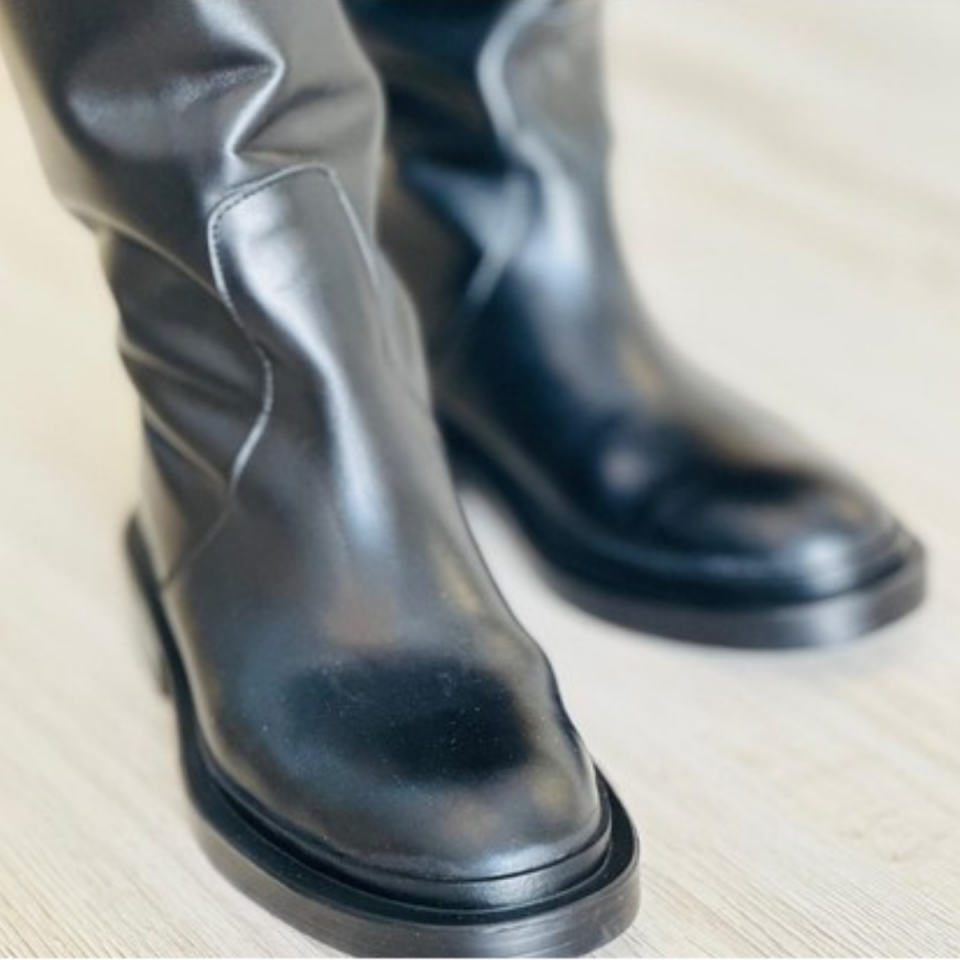 Rebecca %100 Hakiki Dana Derisi Çizme