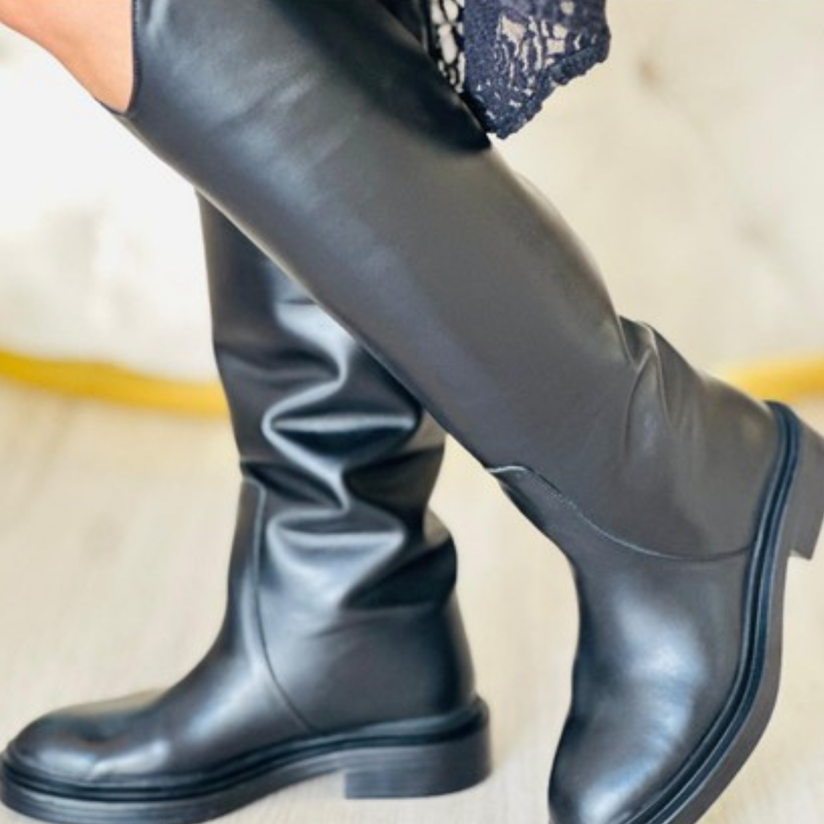 Rebecca %100 Hakiki Dana Derisi Çizme