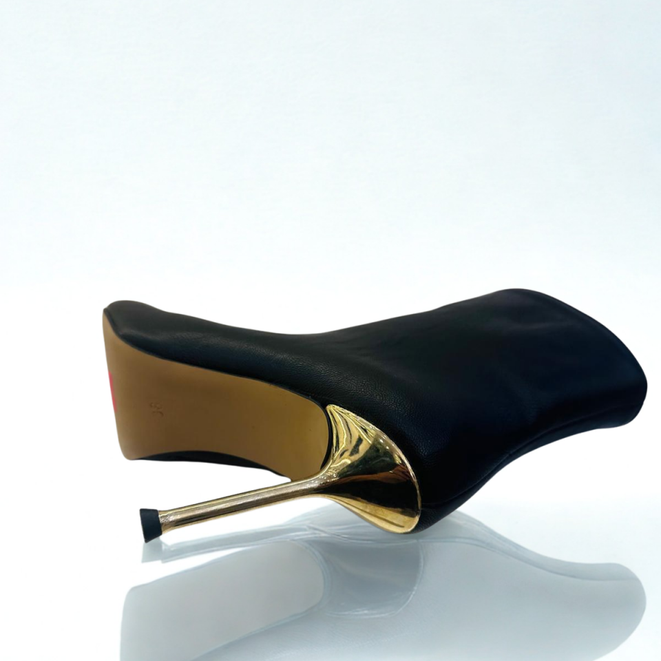 Gold Sivri Burun İnce Topuklu Bot