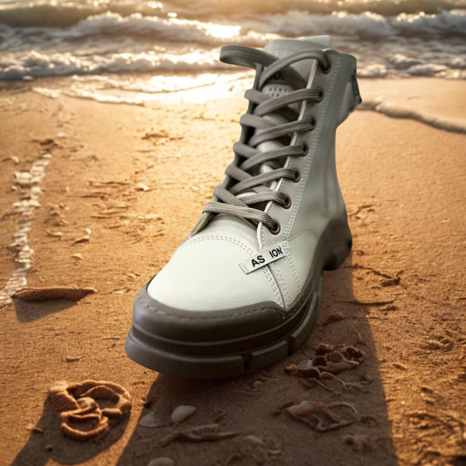 Vizon Fermuarlı Kadın Bot