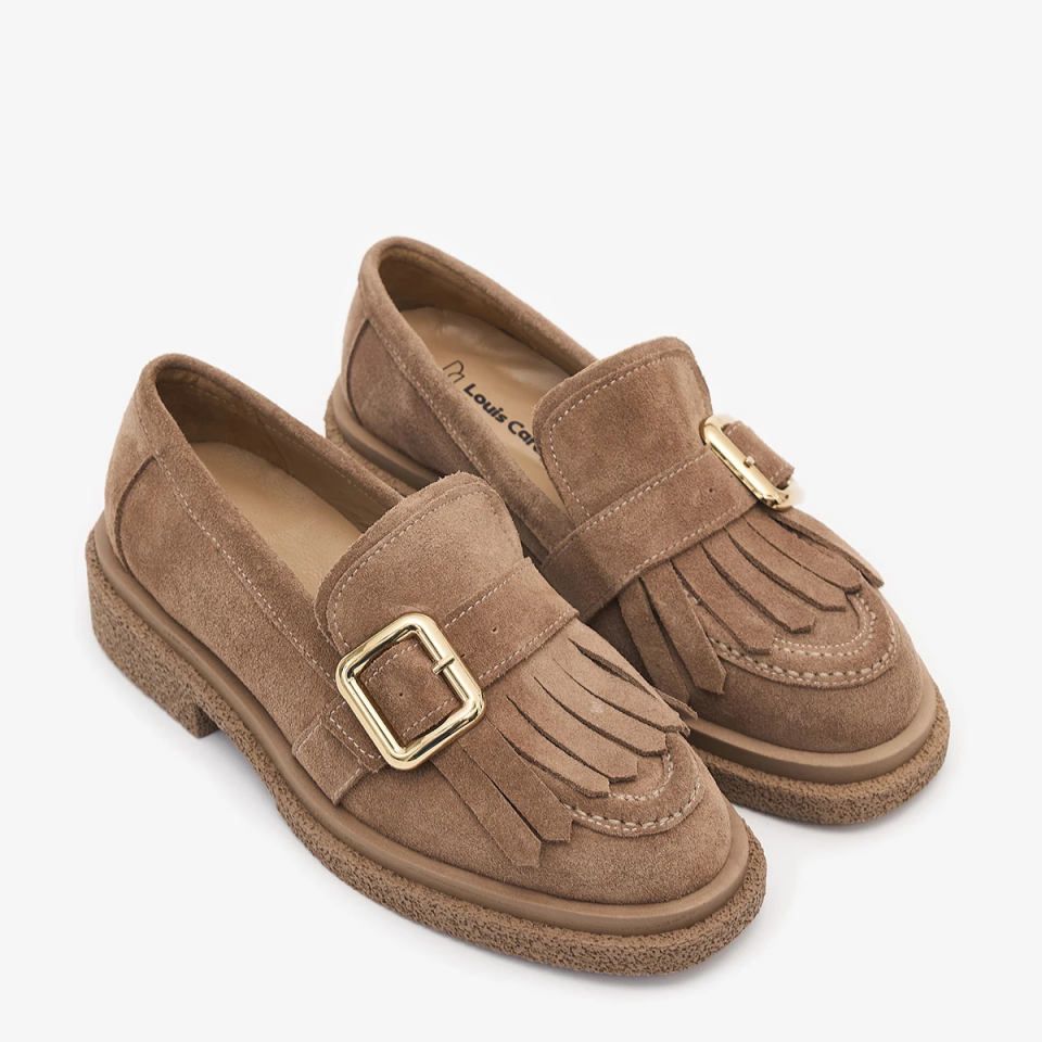 Rivo %100 Hakiki Deri Süet Loafer