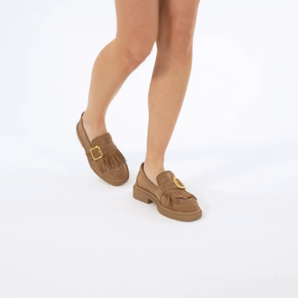 Rivo %100 Hakiki Deri Süet Loafer