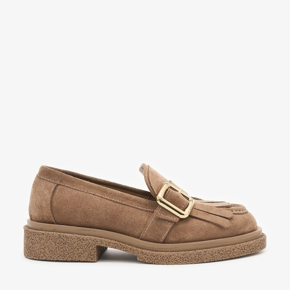 Rivo %100 Hakiki Deri Süet Loafer